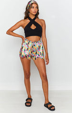 Danna Wrap Shorts Tropical Image