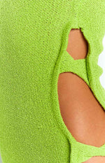 Dorothea Green Midi Dress Image
