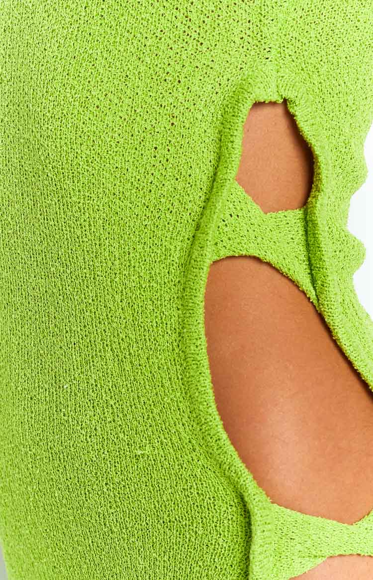 Dorothea Green Midi Dress Image