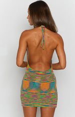 Elaina Halter Mini Dress Multi Image
