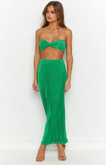 Elena Green Crop Top Image
