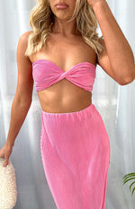 Elena Pink Crop Top Image