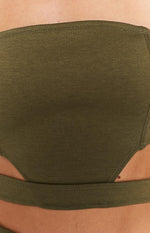 Emerson Green Strapless Crop Top Image