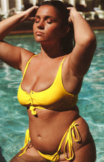 9.0 Swim Rio Knot Top Fluro Yellow Image