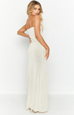 Girls' Night Out Cream Midi Dress Image