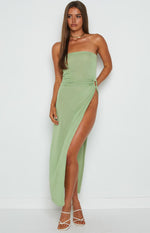Girls' Night Out Green Midi Dress Image