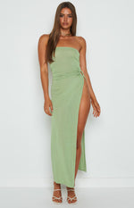 Girls' Night Out Green Midi Dress Image
