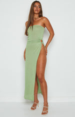 Girls' Night Out Green Midi Dress Image