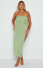 Girls' Night Out Green Midi Dress Image