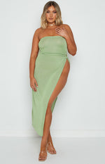Girls' Night Out Green Midi Dress Image