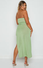 Girls' Night Out Green Midi Dress Image