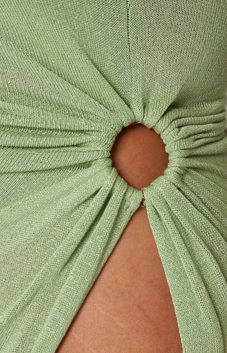 Girls' Night Out Green Midi Dress Image