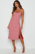 Jessie Midi Dress Red Image