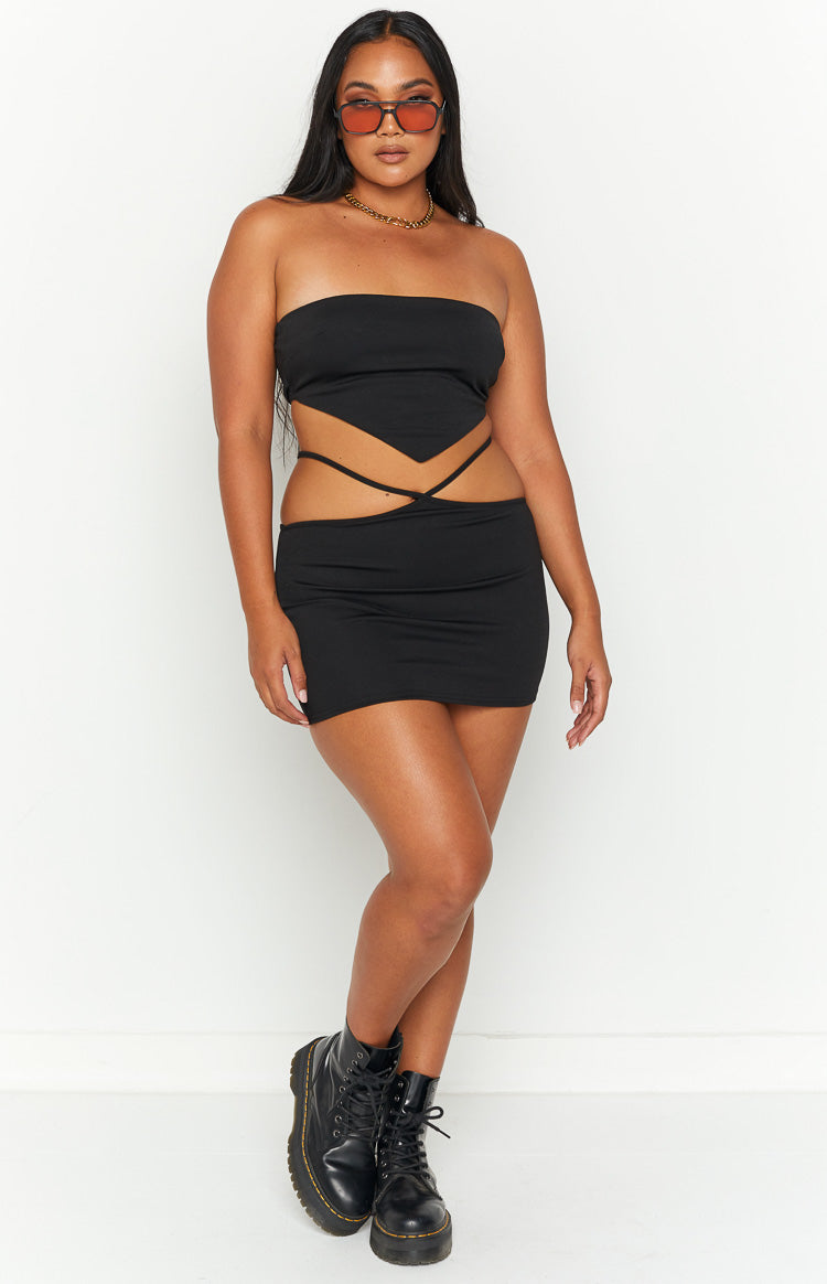 Jhai Black Bandana Top Image