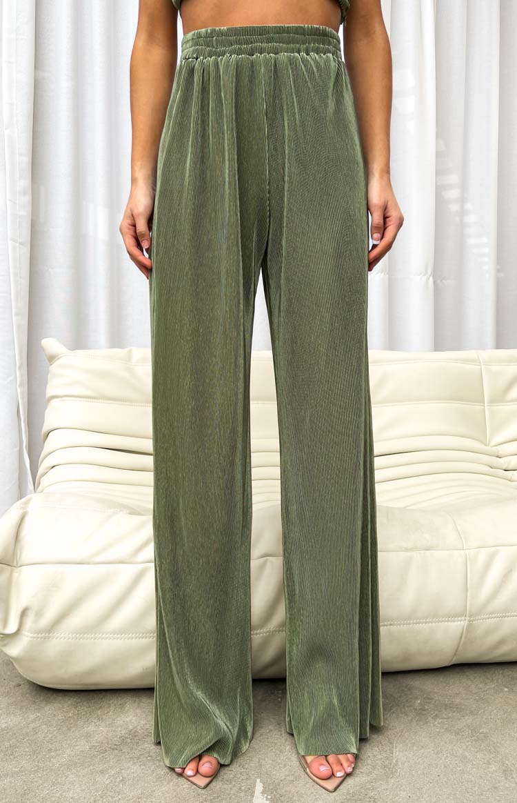 Lailah Khaki Pants Image