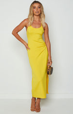 Lila Yellow Midi Dress Image
