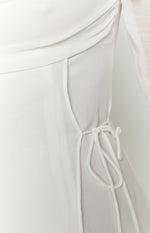 Lucy White Long Sleeve Mini Dress Image