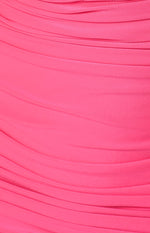 Mae Pink Cross Neck Mini Dress Image