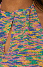 Magnolia Halter Mini Dress Multi Image