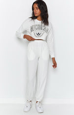 Michigan Camp Two Piece Lounge Set White Image