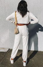 Michigan Camp Two Piece Lounge Set White Image