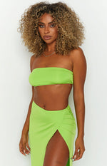 Murphy Lime Bandeau Top Image