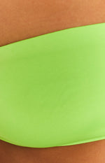 Murphy Lime Bandeau Top Image