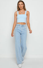 Nellie Crop Blue Image