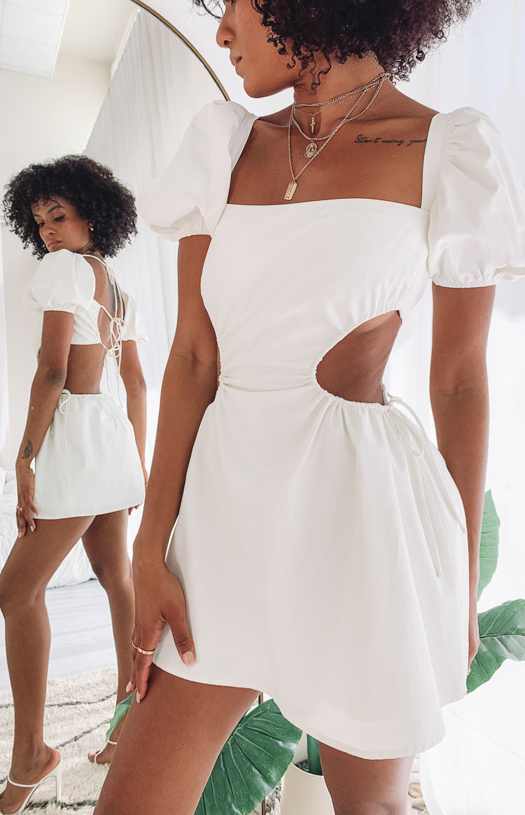 Penelope Mini Dress White Image
