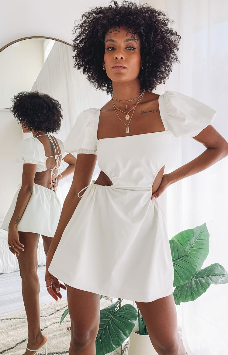 Penelope Mini Dress White Image