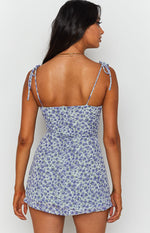 Penny Lane Dress Blue Floral Image