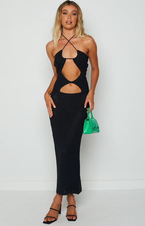 Renata Black Cut Out Dress
