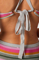 Riviera Stripe Mini Dress Multi Image