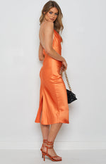 Schiffer Slip Midi Dress Melon Image