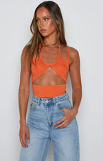 Scout Orange Crop Top Image