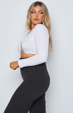 Serena Crop Top White Image