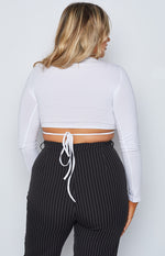 Serena Crop Top White Image