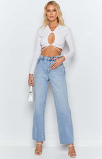 Serena Crop Top White Image