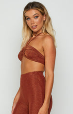 Stassie Rust Halter Top Image