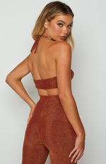 Stassie Rust Halter Top Image