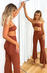 Stassie Rust Halter Top Image