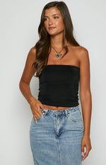 Sue Black Tube Top Image