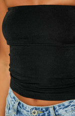 Sue Black Tube Top Image