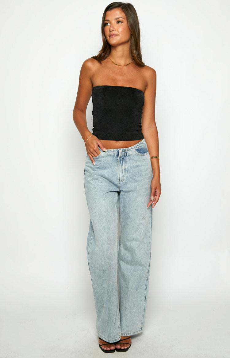 Sue Black Tube Top Image