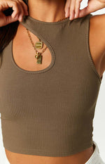 Thelma Chocolate Tank Top Image