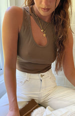 Thelma Chocolate Tank Top Image