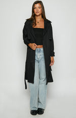 Giselle Black Trench Coat Image