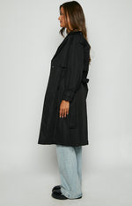 Giselle Black Trench Coat Image