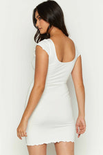 Kaela White Mini Dress Image